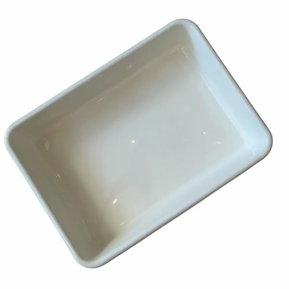 New MacKenzie-Childs Courtly Check Enamel Bake Pans Set of 2 in Original Box